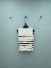 CHANEL 26S SLEEVELESS KNIT TOP 1404