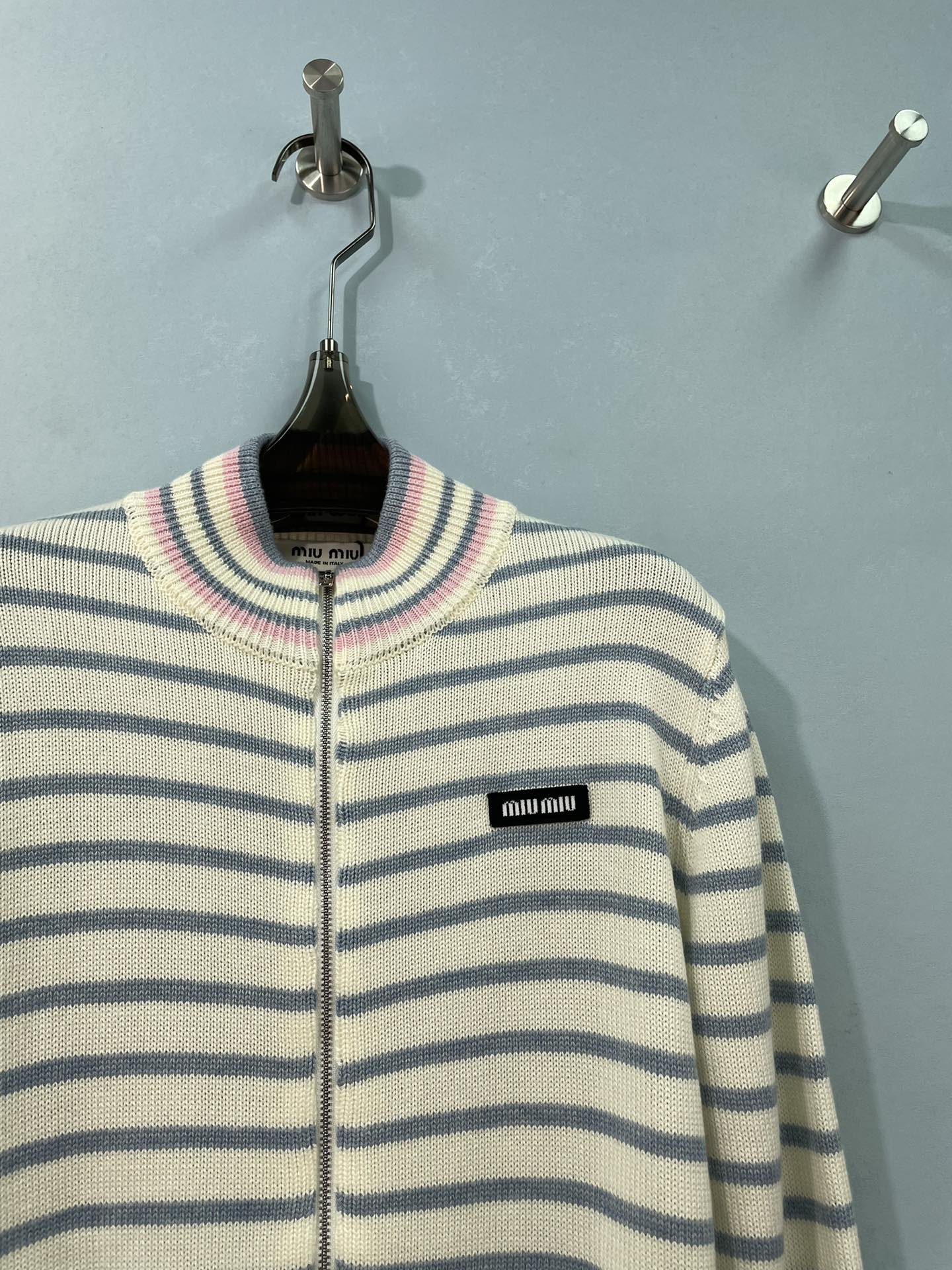 MIUMIU 26S ZIP-UP CARDIGAN 1538