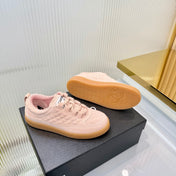 CHANEL 26S SNEAKERS IN LIGHT PINK SUEDE