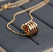 ZERO 1 PINK GOLD DIAMOND NECKLACE