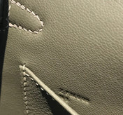 HM KELLY MINI 20 LIGHT GREY EPSOM GOLD HARDWARE
