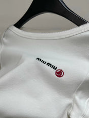 Miu 25 Body Suit White Cotton 208771