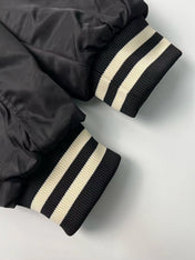 Celine Jackets C Logo Black White Mix Grey Cotton