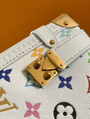 SIDE TRUNK MM LV X TM 23 CM IN WHITE MONOGRAM CALFSKIN