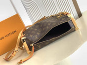 SIDE TRUNK GM 30 CM IN BROWN MONOGRAM CALFSKIN
