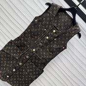 LV Monogram Denim Set