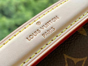 LV MESSENGER BAG 25 IN BROWN MONOGRAM CANVAS