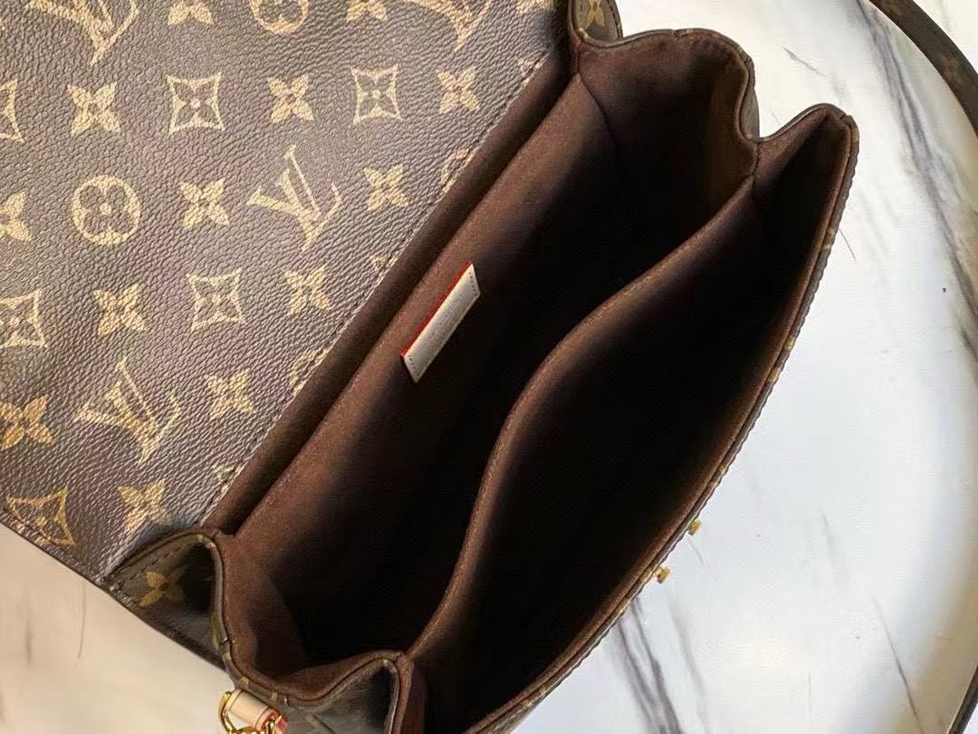 LV MESSENGER BAG 25 IN BROWN MONOGRAM CANVAS