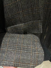 MIUMIU JACKET IN GREY PLAID WOOL