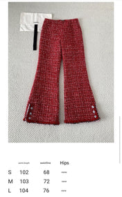 CHANEL 25S HIGH-WAISTED DRESS TROUSERS 309
