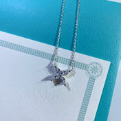 PLATINUM AND DIAMOND VICTORIA PENDANT NECKLACE