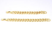 CHAIN LINKS MONOGRAM PATTERN BRACELET GOLD-COLOR HARDWARE