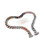 CHAIN LINKS PATCHES NECKLACE