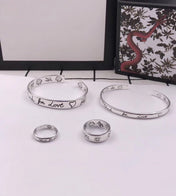 GG SILVER 'BLIND FOR LOVE' BRACELET