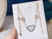 HAPPY HEART NECKLACE 3 MOTIFS