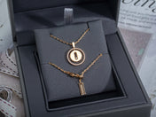 LUCKY MOVE PM NECKLACE PINK GOLD DIAMOND