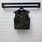 LV Monogram Denim Set