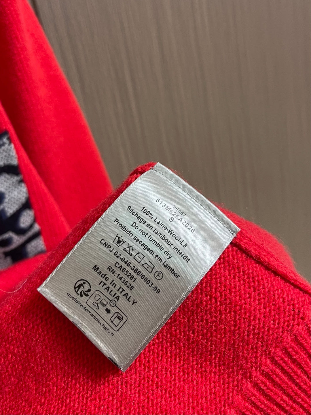 DIOR 26S KNITTED SWEATER 1004
