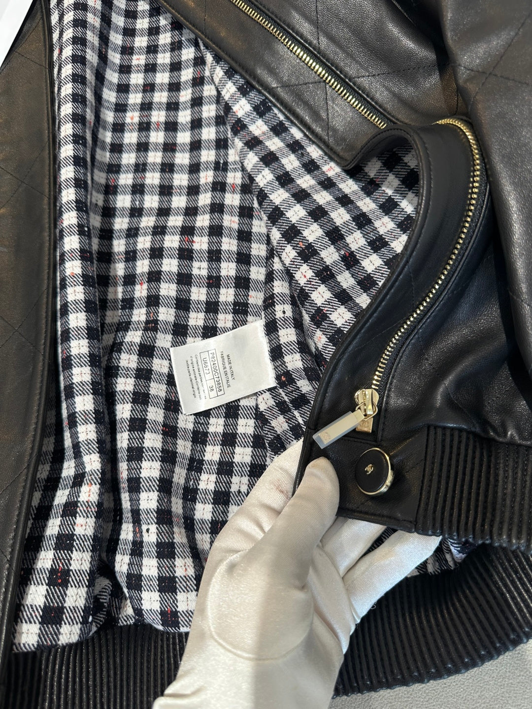 CHANEL 26S RETRO LEATHER JACKET 1287