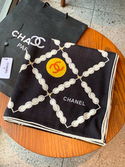 CHANEL 26S SCARF 135 IN CASHMERE AND SILK 306126