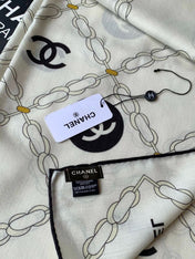 CHANEL 26S SCARF 135 IN CASHMERE AND SILK 306127