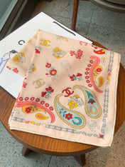 CHANEL 26S SCARF 135 IN CASHMERE AND SILK 306129