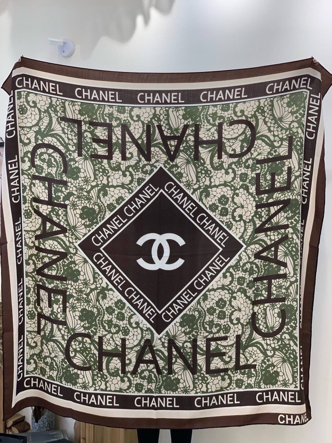 CHANEL 26S SCARF 135 IN CASHMERE AND SILK 306136