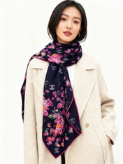 CHANEL 26S SCARF 135 IN CASHMERE AND SILK 307250