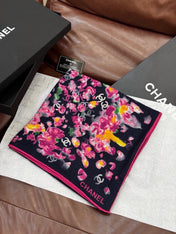 CHANEL 26S SCARF 135 IN CASHMERE AND SILK 307250
