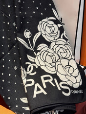 CHANEL 26S SCARF 140 IN CASHMERE AND SILK 309330