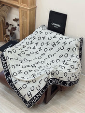 CHANEL 26S SCARF 135 IN CASHMERE AND SILK 309347