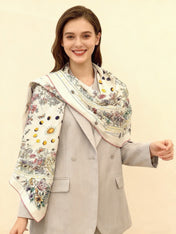 DIOR 26S SCARF 140CM IN CASHMERE SILK 309358