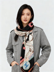 CHANEL 26S SCARF 135 IN SILK 311939