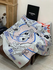 CHANEL 26S SCARF 135 IN SILK 311940