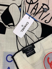 CHANEL 26S SCARF 135 IN SILK 311940