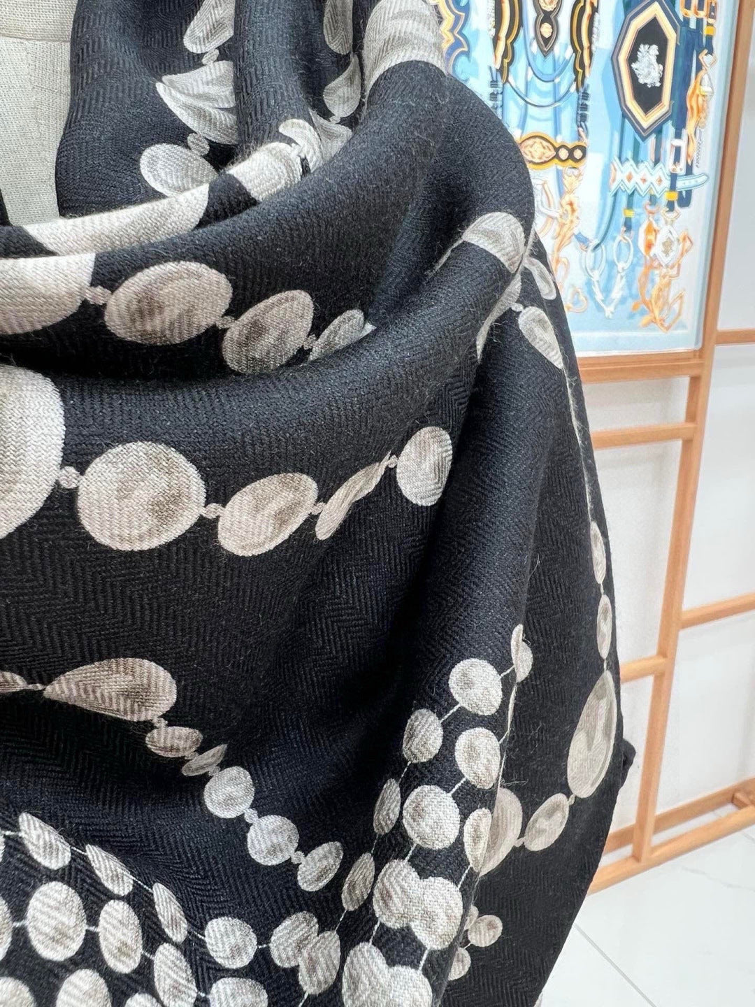 CHANEL 26S SCARF 140 IN SILK 311964