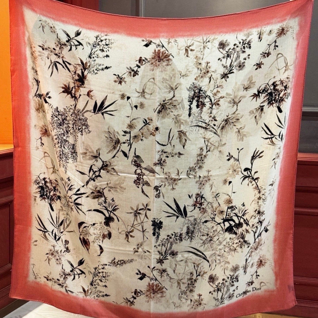 DIOR 26S SCARF 140CM IN CASHMERE SILK 311969