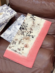 DIOR 26S SCARF 140CM IN CASHMERE SILK 311969