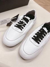 PRADA 26S MARY JANE SHOES IN WHITE CALFSKIN