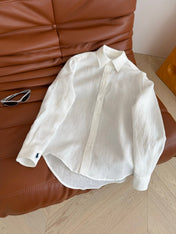 CLASSIC SHIRT OLD MONEY STYLE 25S IN LINEN 265753
