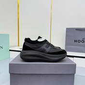 TOM FORD 26S HOGAN SNEAKERS IN BLACK CALFSKIN AND SUEDE