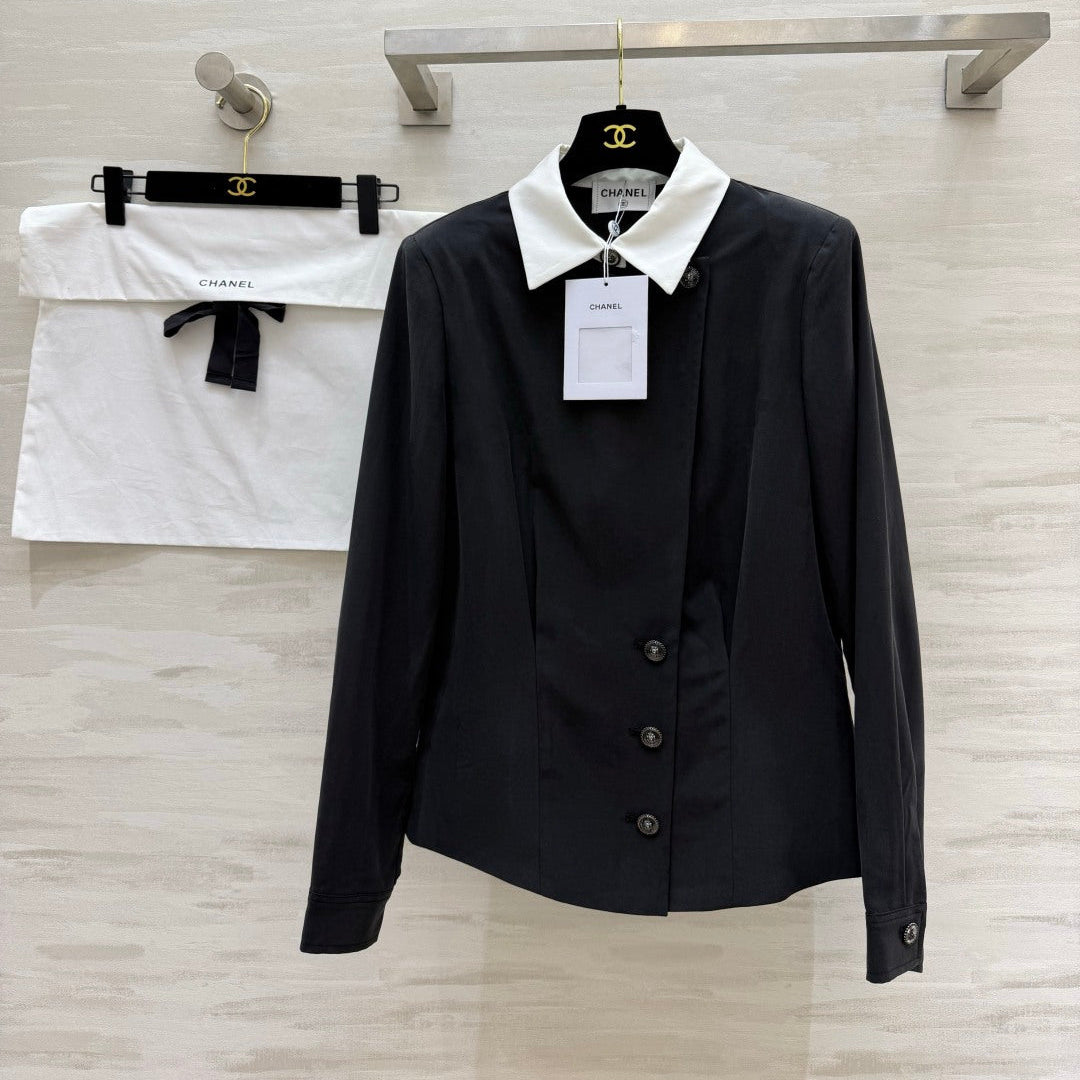 CHANEL 26S COLOR-BLOCK SHIRT STYLE 1036