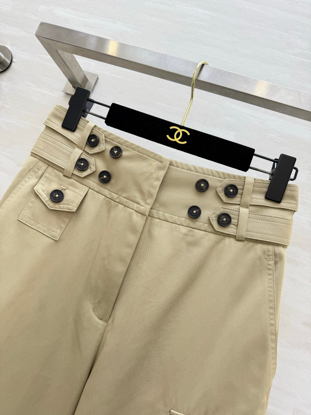 ZIMMERMANN 26S HIGH-WAIST WIDE-LEG CARGO PANTS STYLE 42
