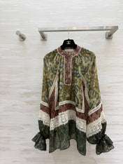 ZIMMERMANN 26S INTO THE EAST PATTERNED BLOUSE 317553