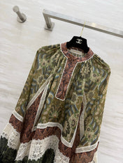 ZIMMERMANN 26S INTO THE EAST PATTERNED BLOUSE 317553