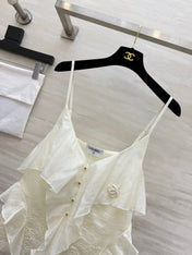 CHANEL 26S RUFFLE CAMI TOP 1471
