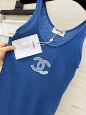 CHANEL 26S KNIT CAMISOLE TOP 1442
