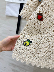 CHANEL 26S KNIT COLLARED TOP 1424