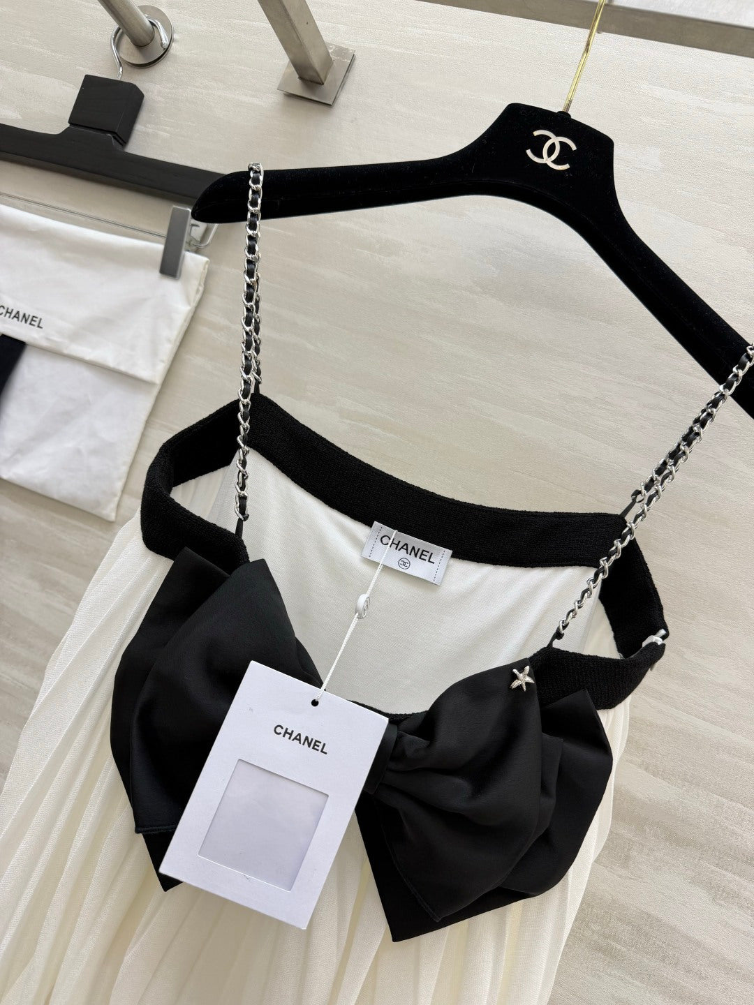 CHANEL 26S BOW CAMI TOP 1478