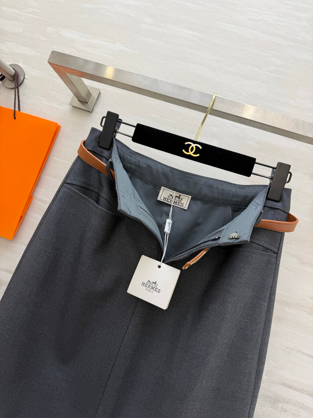 HERMES 26S MIDI SKIRT 868